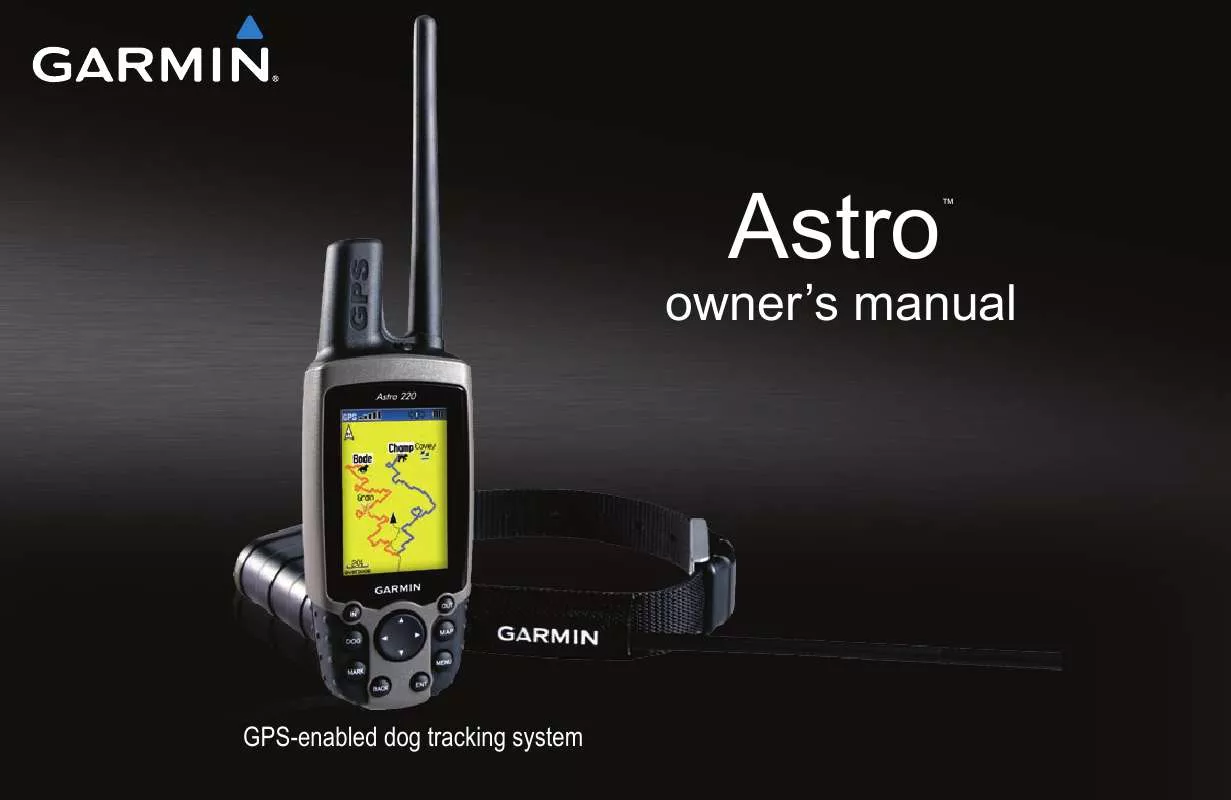 Mode d'emploi GARMIN DC 30 GPS DOG TRACKING COLLAR