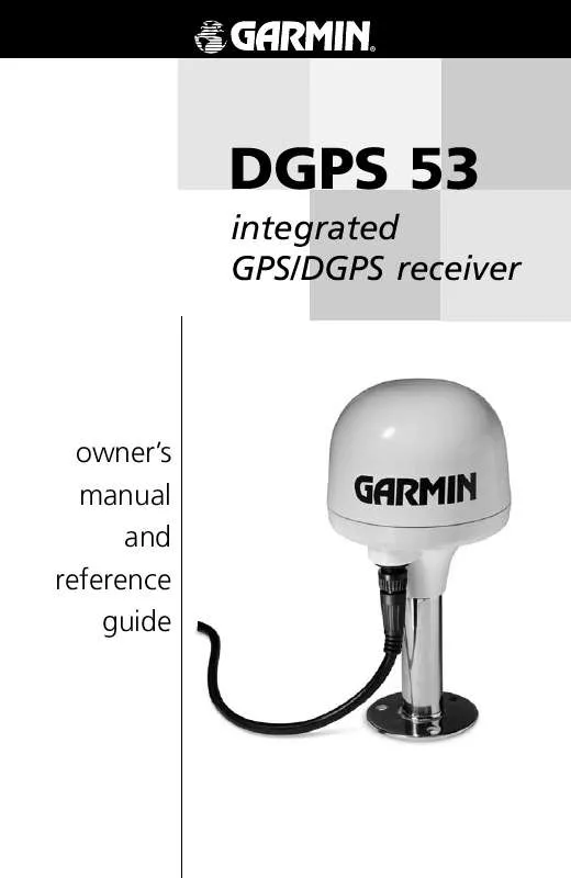 Mode d'emploi GARMIN DGPS 53