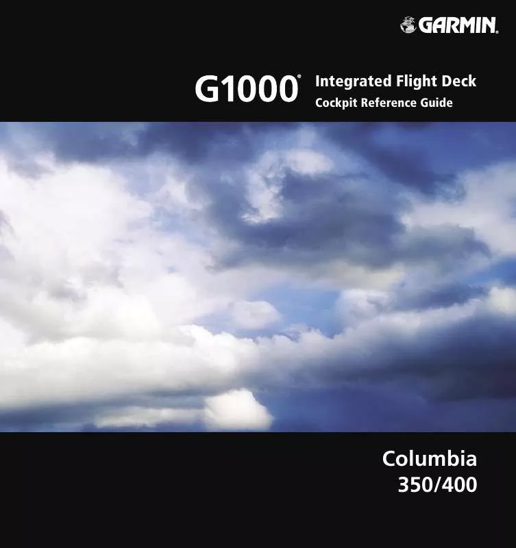 Mode d'emploi GARMIN G1000-CESSNA 350-400