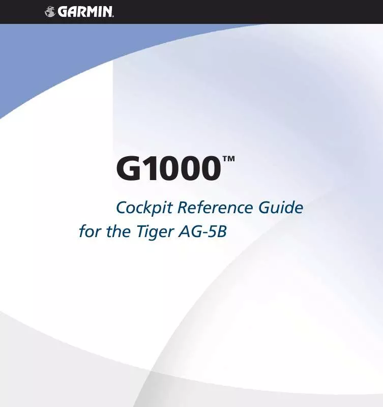 Mode d'emploi GARMIN G1000-TIGER AG-5B