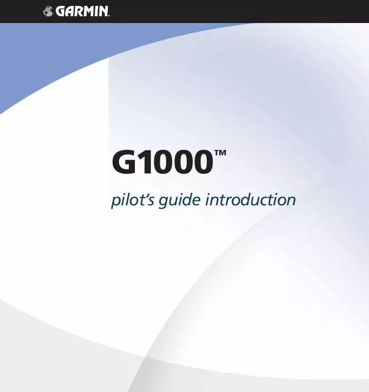Mode d'emploi GARMIN G1000-COLUMBIA