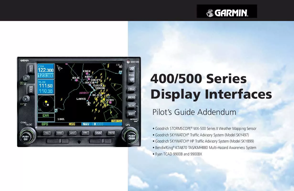 Mode d'emploi GARMIN GPS 400