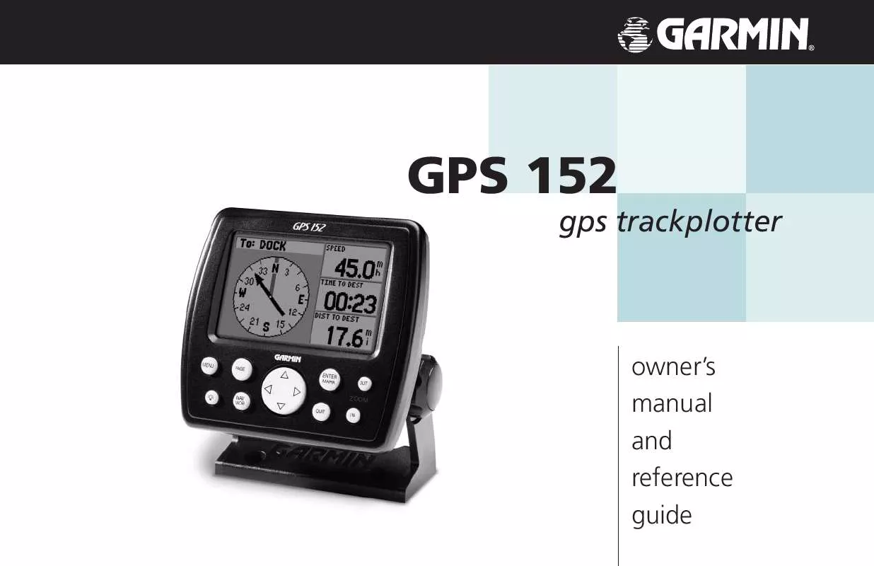 Mode d'emploi GARMIN GPS152