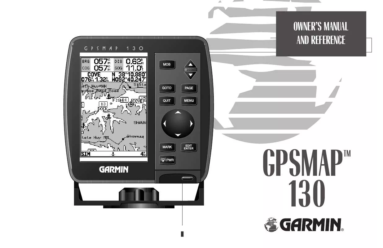 Mode d'emploi GARMIN GPSMAP 130