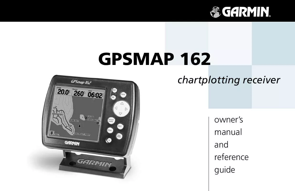 Mode d'emploi GARMIN GPSMAP 162