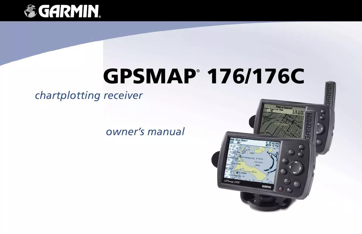 Mode d'emploi GARMIN GPSMAP 176