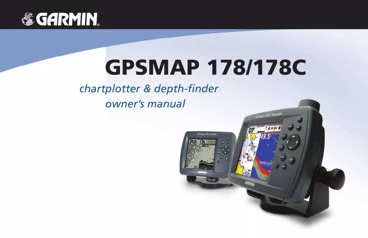 Mode d'emploi GARMIN GPSMAP 178 SOUNDER