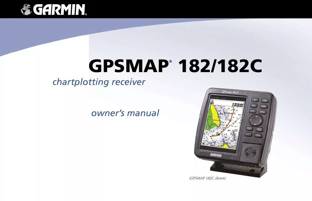 Mode d'emploi GARMIN GPSMAP 182