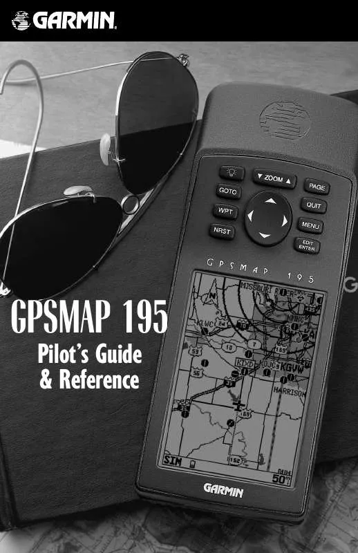 Mode d'emploi GARMIN GPSMAP 195