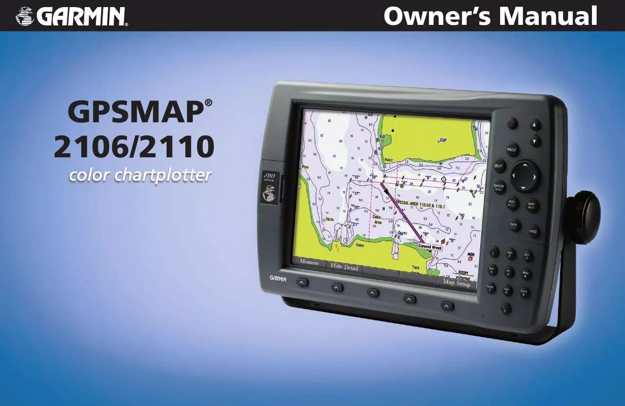 Mode d'emploi GARMIN GPSMAP 2106