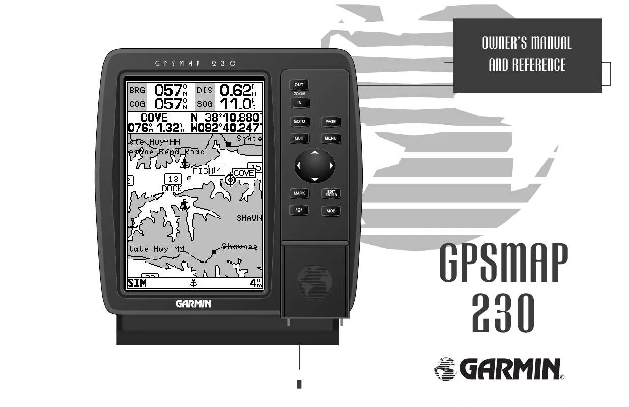Mode d'emploi GARMIN GPSMAP 230