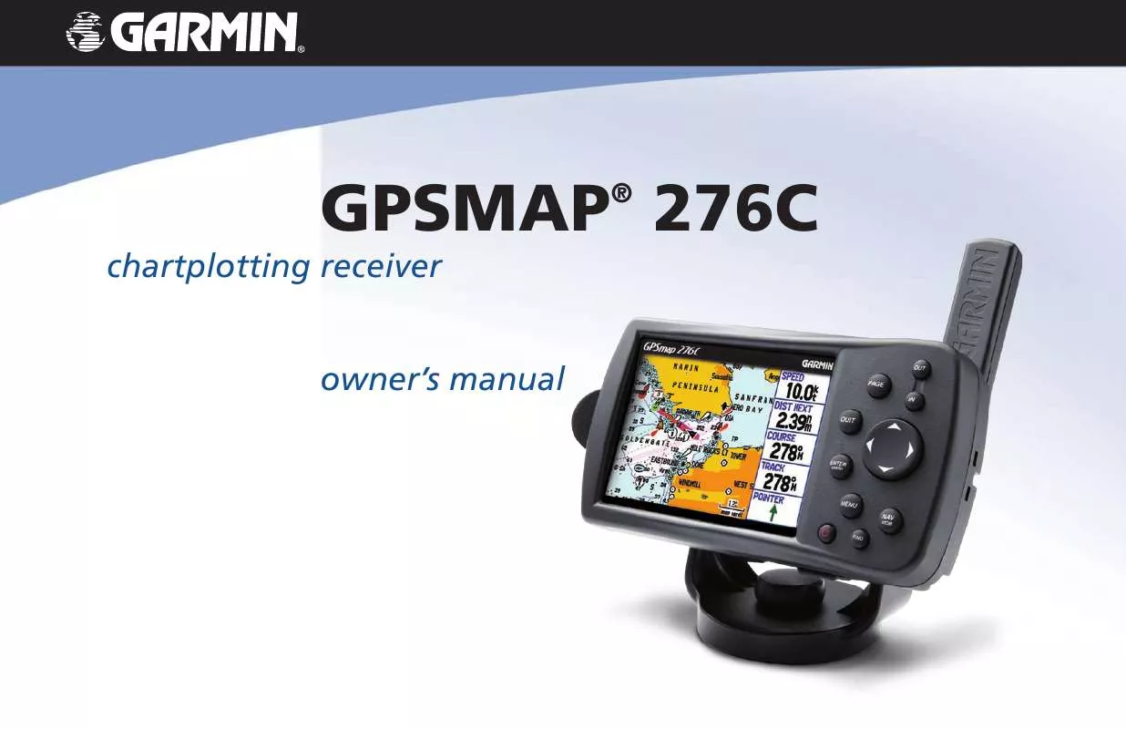 Mode d'emploi GARMIN GPSMAP 276C