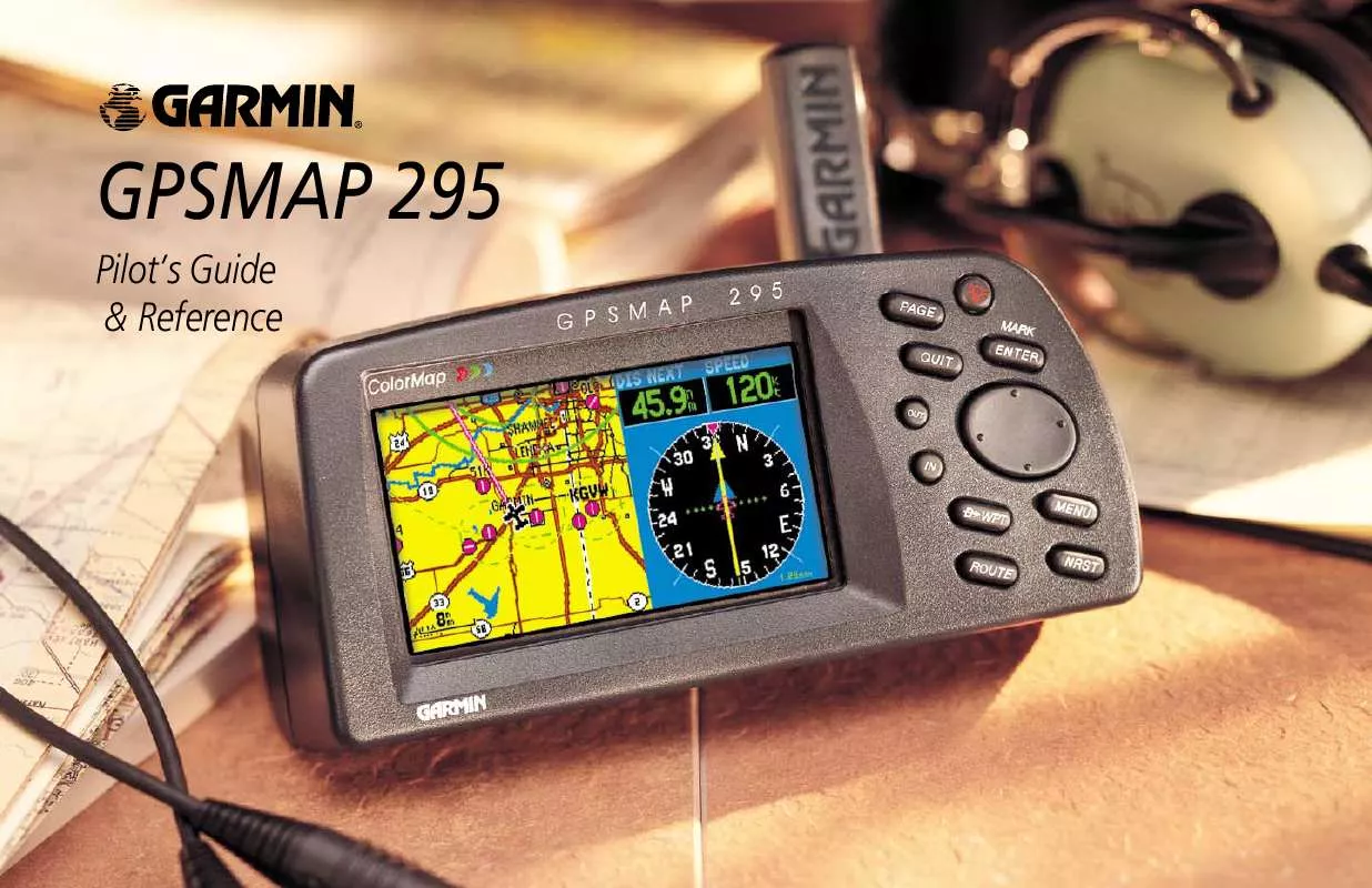 Mode d'emploi GARMIN GPSMAP 295