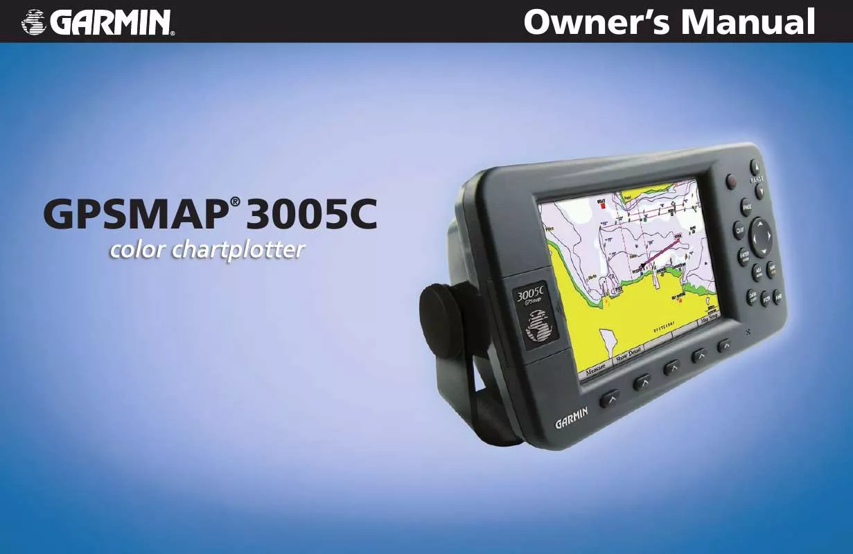 Mode d'emploi GARMIN GPSMAP 3005C