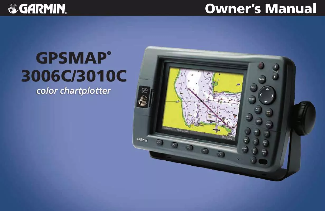Mode d'emploi GARMIN GPSMAP 3006C-3010C
