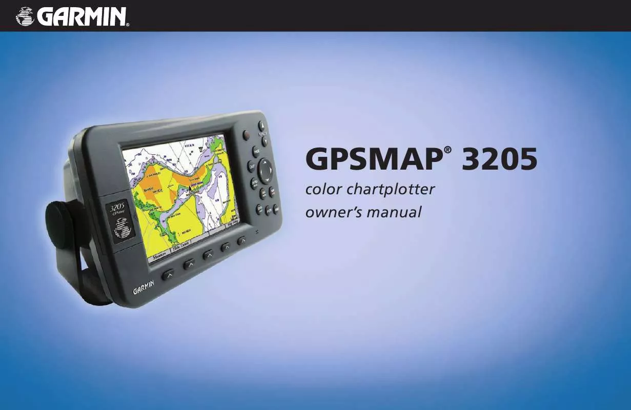 Mode d'emploi GARMIN GPSMAP 3205