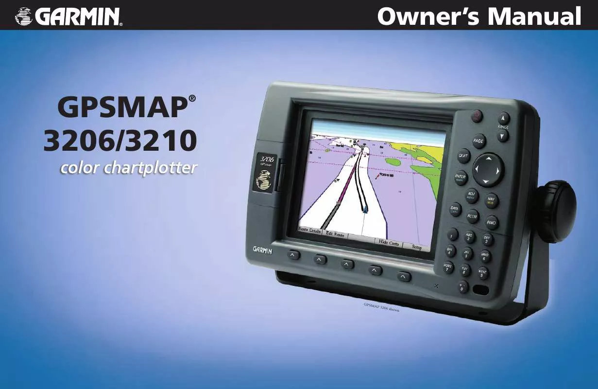 Mode d'emploi GARMIN GPSMAP 3206