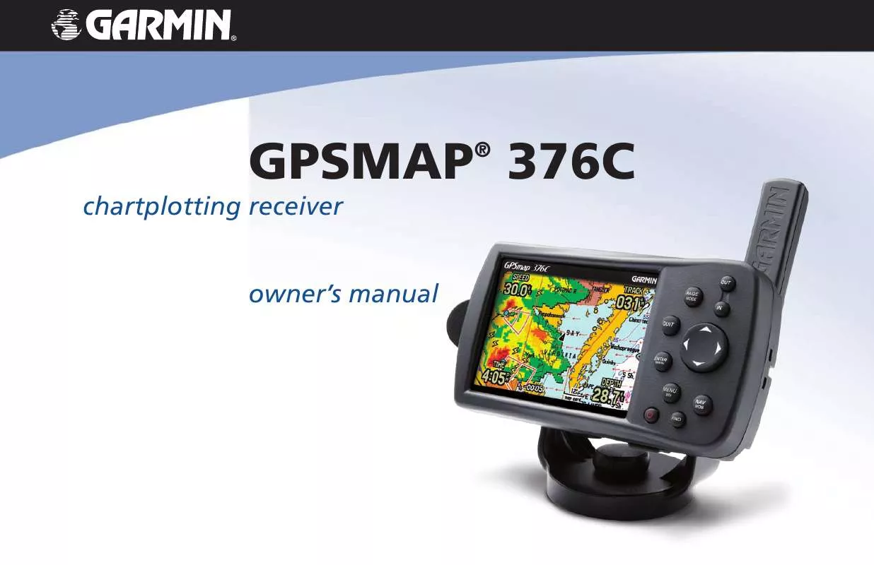 Mode d'emploi GARMIN GPSMAP 376C