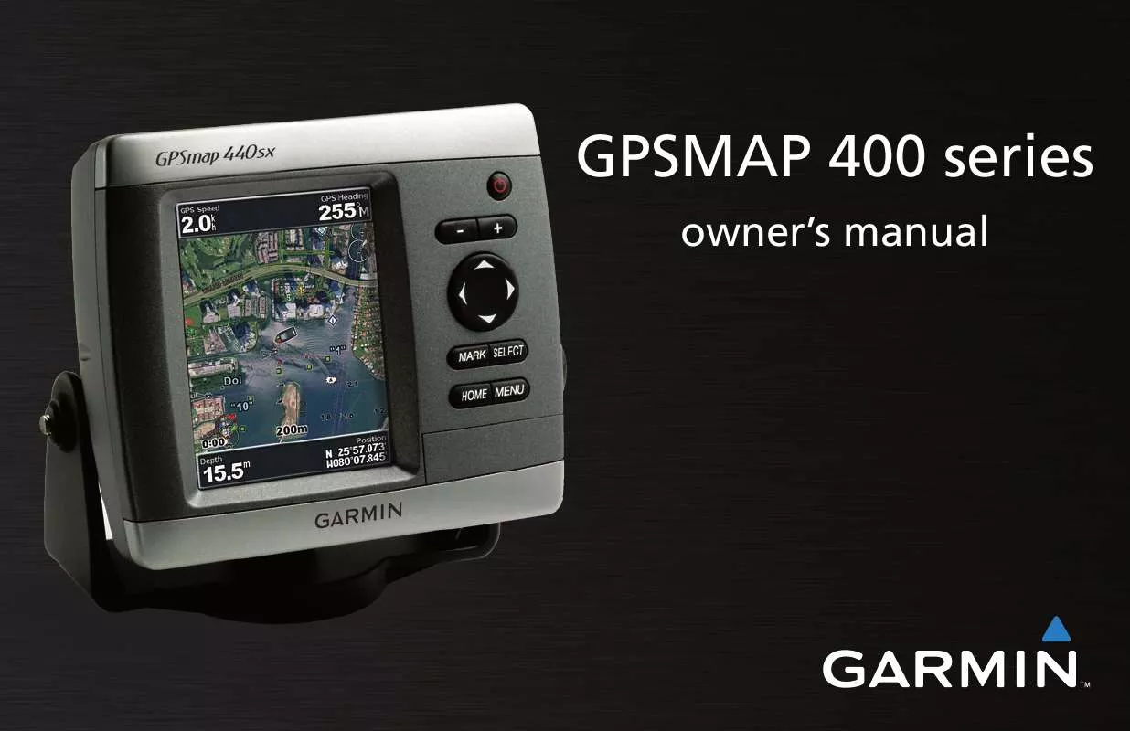 Mode d'emploi GARMIN GPSMAP 430SX