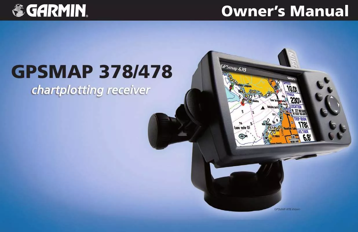 Mode d'emploi GARMIN GPSMAP 478