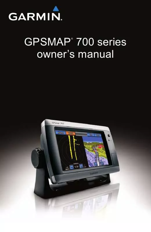Mode d'emploi GARMIN GPSMAP 740S