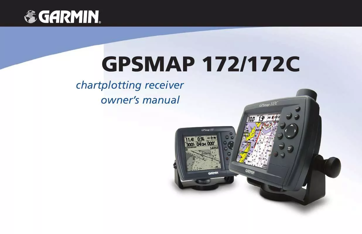 Mode d'emploi GARMIN GPSMAP 172C