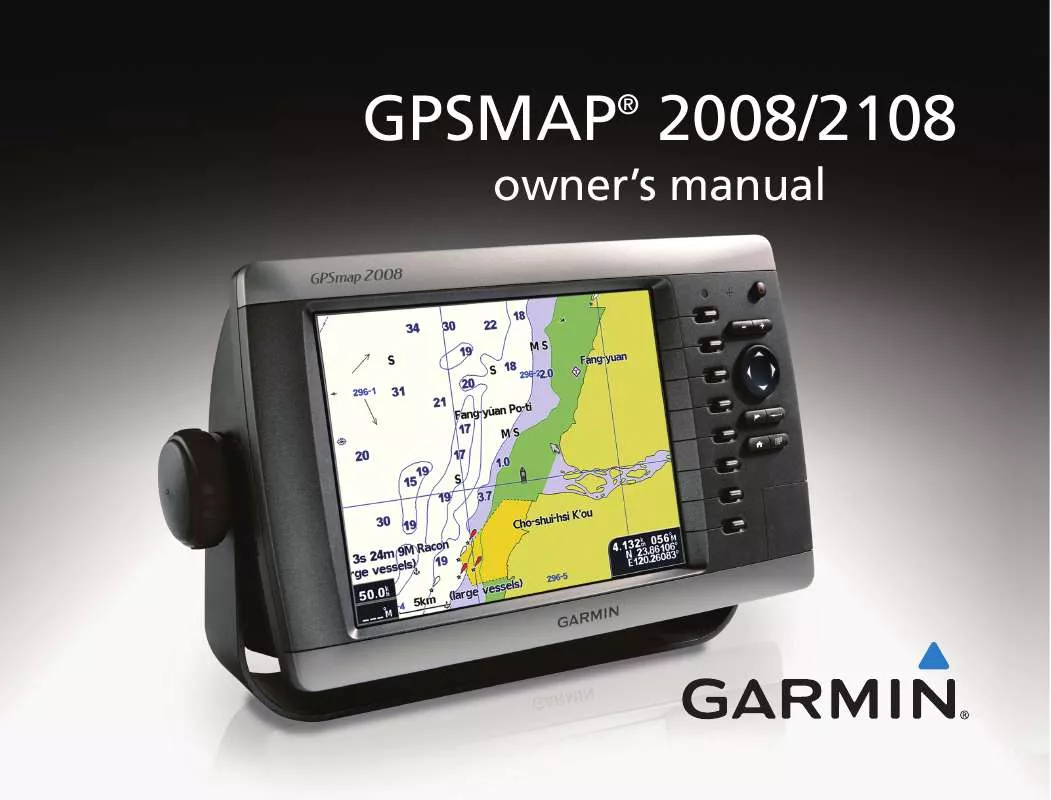 Mode d'emploi GARMIN GPSMAP 2008