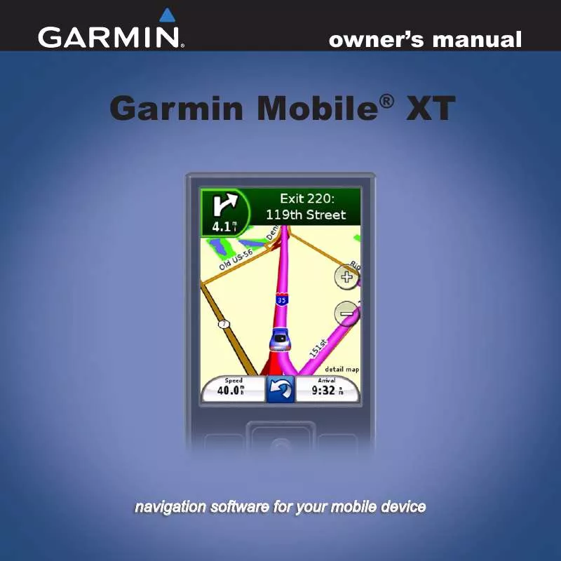 Mode d'emploi GARMIN MOBILE 10 FOR SMARTPHONES