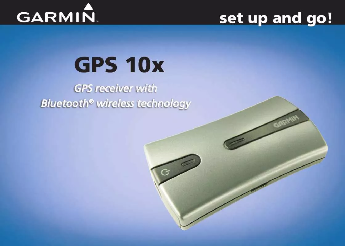 Mode d'emploi GARMIN MOBILE FOR BLACKBERRY AND GPS 10X