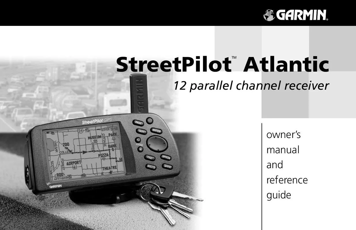 Mode d'emploi GARMIN STREETPILOT GPS