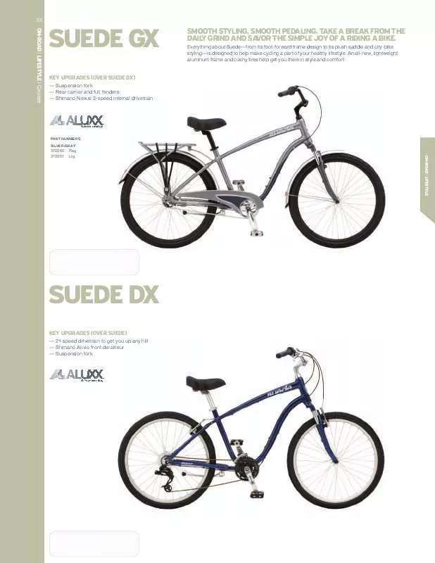 Mode d'emploi GIANT BICYCLES SUEDE DX