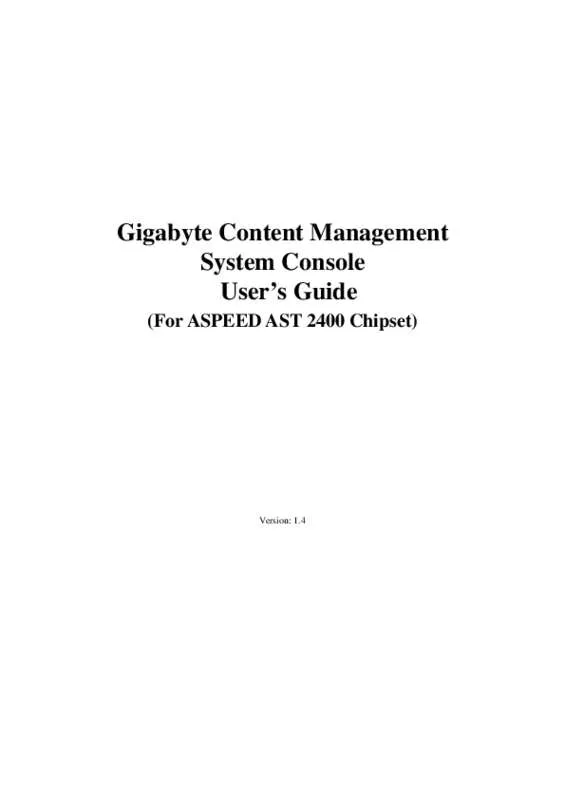 Mode d'emploi GIGABYTE R260-R3C