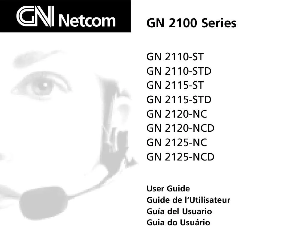 Mode d'emploi GN NETCOM GN 2110-ST