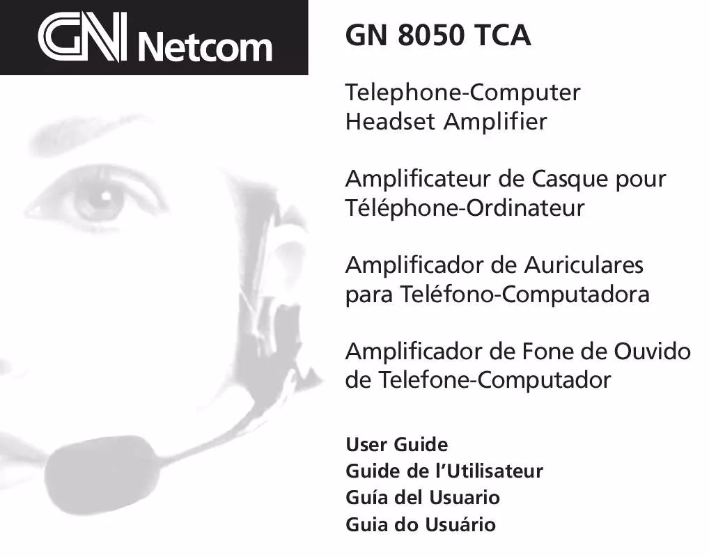 Mode d'emploi GN NETCOM GN 8050 TCA