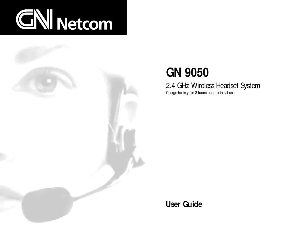Mode d'emploi GN NETCOM GN 9050
