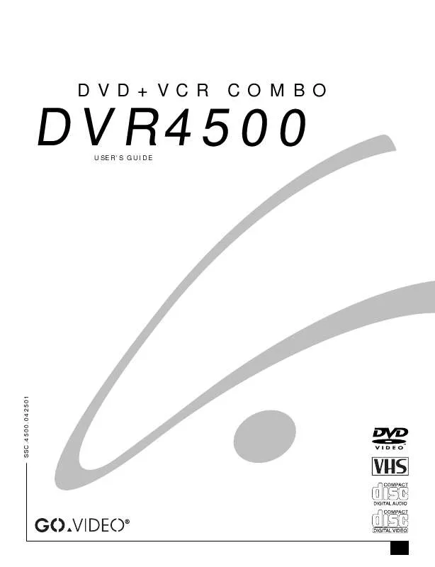 Mode d'emploi GOVIDEO DVR4500