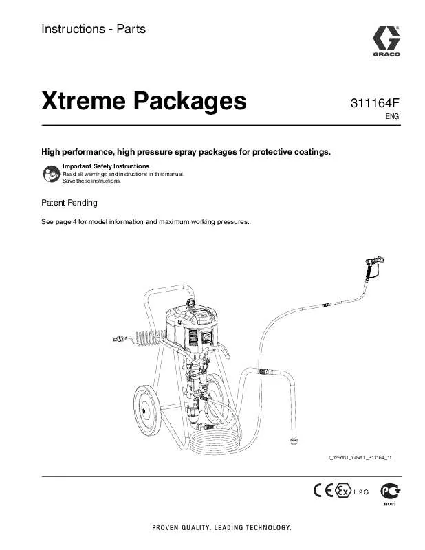 Mode d'emploi GRACO XTREME PACKAGES
