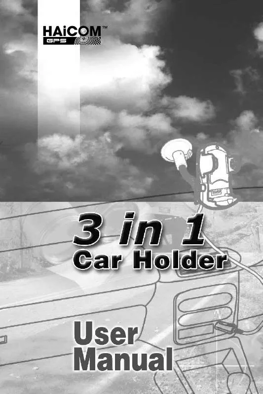 Mode d'emploi HAICOM 3IN1 CAR HOLDER