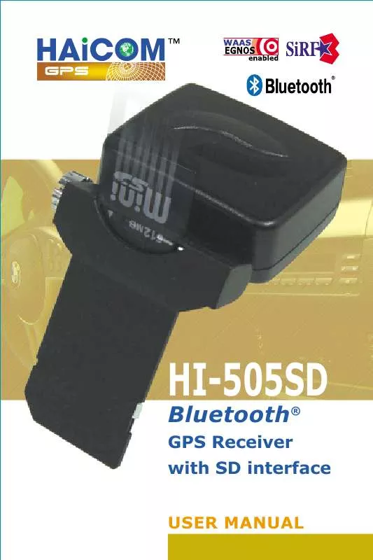 Mode d'emploi HAICOM HI-505SD