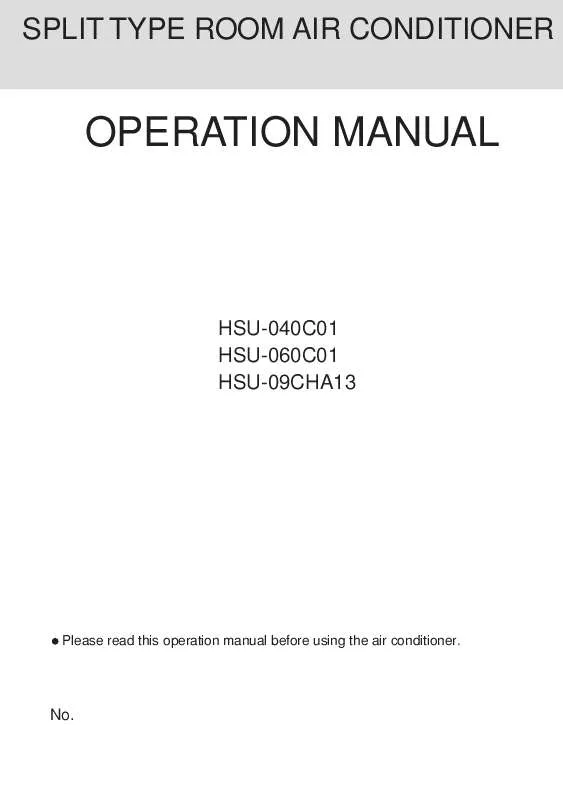 Mode d'emploi HAIER HSU-062C02