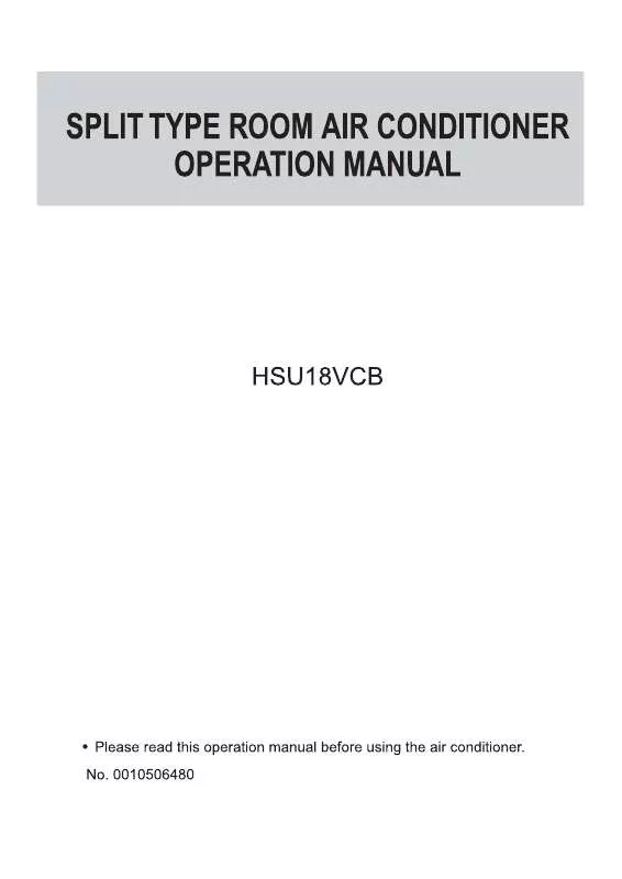 Mode d'emploi HAIER HSU18VC7-W