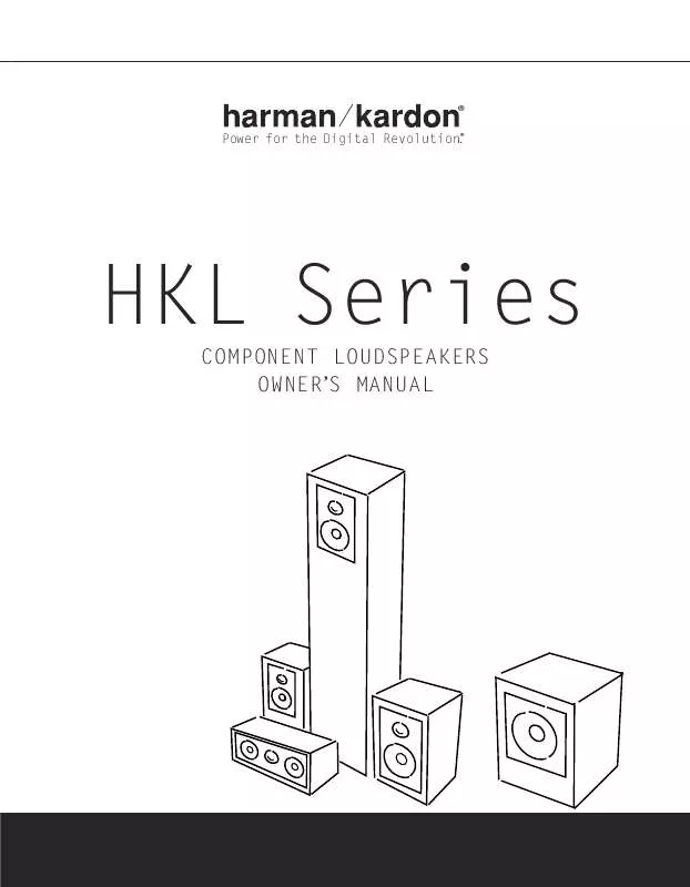 Mode d'emploi HARMAN KARDON HKL