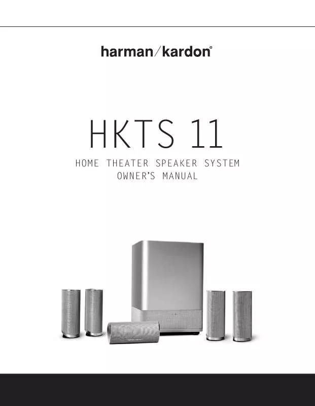 Mode d'emploi HARMAN KARDON HKTS 11 [HKTS 11CP]