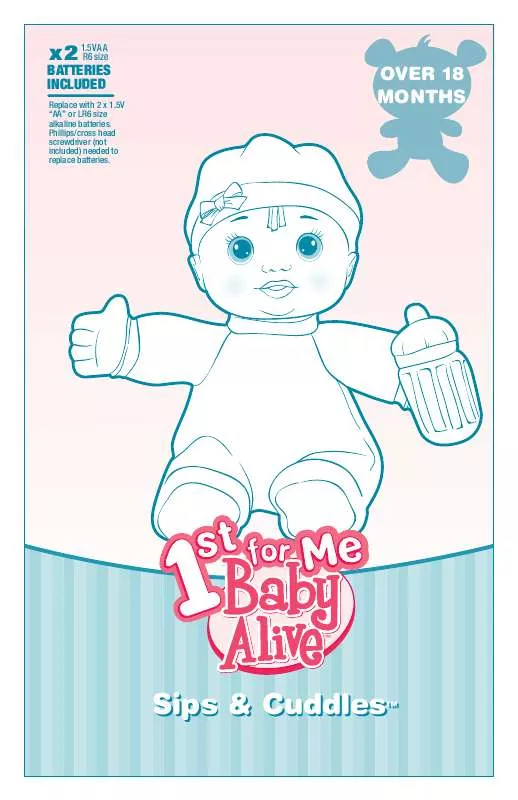 Mode d'emploi HASBRO BABY ALIVE 1ST FOR ME SIPS AND CUDDLES