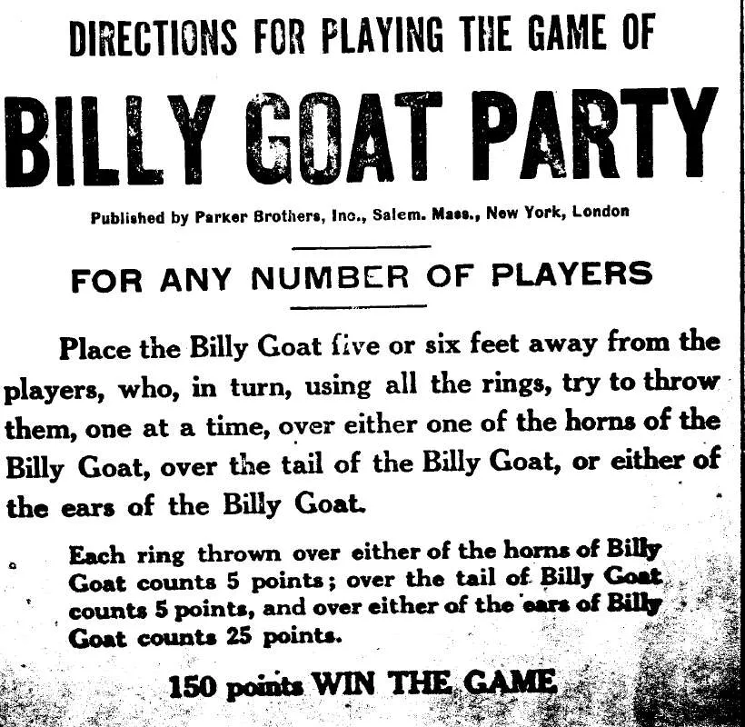 Mode d'emploi HASBRO BILLY GOAT PARTY
