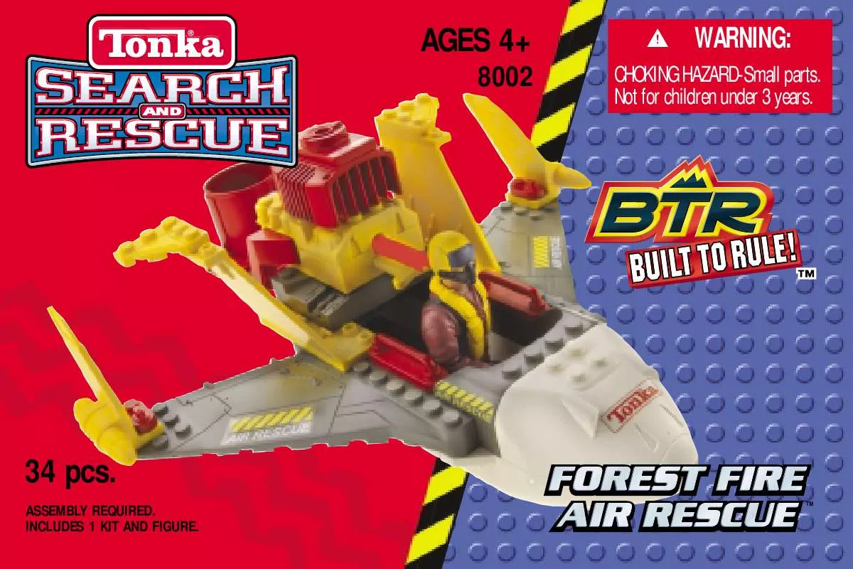 Mode d'emploi HASBRO BUILT TO RULE FOREST FIRE AIR RESCUE