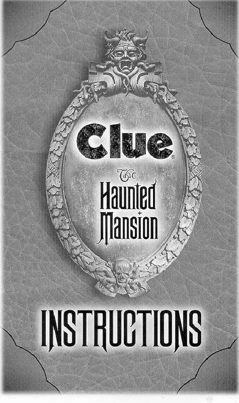 Mode d'emploi HASBRO CLUE-THE HAUNTED MANSION FRENCH