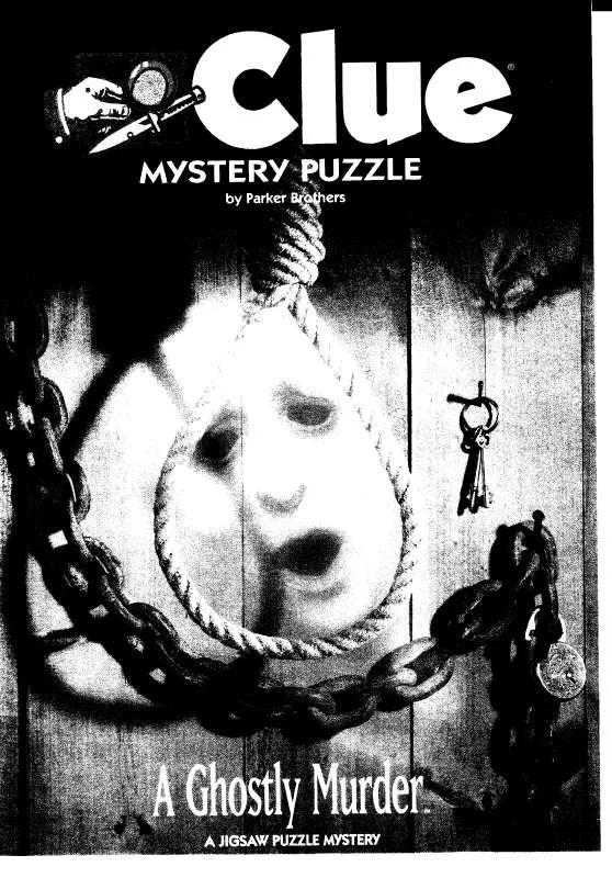 Mode d'emploi HASBRO CLUE MYSTERY PUZZLE A GHOSTLY MURDER