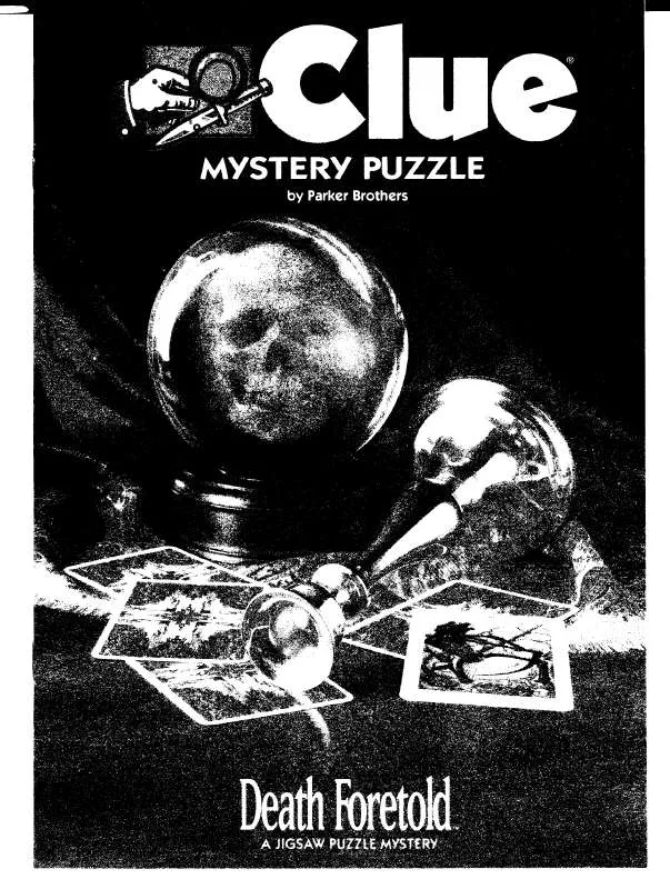 Mode d'emploi HASBRO CLUE MYSTERY PUZZLE DEATH FORETOLD