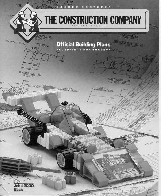 Mode d'emploi HASBRO CONSTRUCTION COMPANY OFFICIAL BUILDING PLANS BASIC
